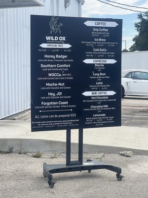 Menu photo 2 Wild Ox Coffee Crawfordville, FL Menu photo 2 Wild Ox Coffee Crawfordville, FL