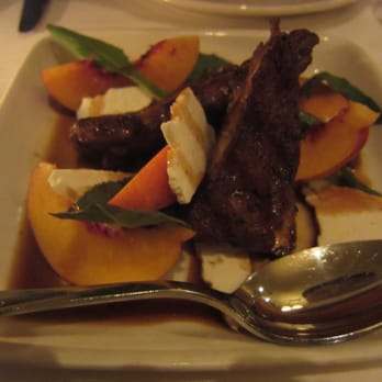 AOC - Pork Belly, Nectarines, Ricotta Salata, Abamelle - Cocktail Bars Near Me - Los Angeles, California AOC - Pork Belly, Nectarines, Ricotta Salata, Abamelle - Cocktail Bars Near Me - Los Angeles, California