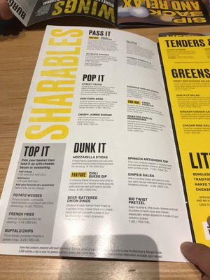 Menu photo 6 Buffalo Wild Wings Houston, TX