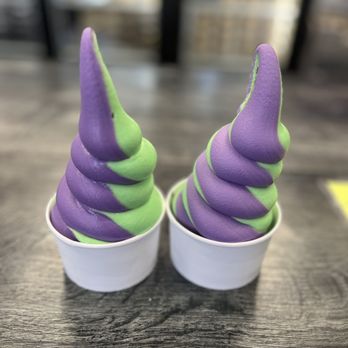 UBAE - two bowls of purple and green ice cream - Desserts Near Me - Honolulu, Hawaii