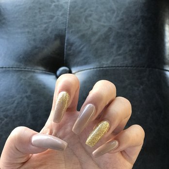 Classy Nail Spa - Full set - gel, coffin shape - Nail Salons Near Me - Alameda, California