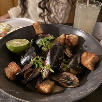 The Gathering Table - Tom yum muscles (seasonal menu) - New American Near Me - Solvang, California The Gathering Table - Tom yum muscles (seasonal menu) - New American Near Me - Solvang, California