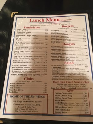 Menu photo 7 Frank's Restaurant Hudson, FL
