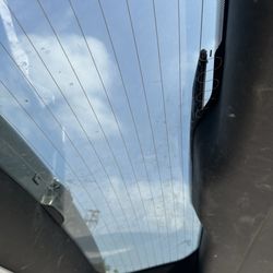 Avis Rent A Car - Dog drool smeared all over the back window