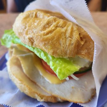 118 Cafe - Turkey croissant sandwich. - Cafes Near Me - Simi Valley, California