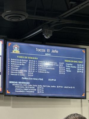 Menu photo 7 Tacos El Jefe Chicago, IL Menu photo 7 Tacos El Jefe Chicago, IL