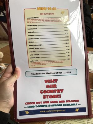 Menu photo 8 Hickory Valley Farm Restaurant Swiftwater, PA