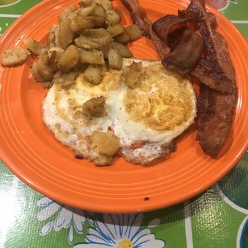 The Flying Biscuit Cafe - Bacon and Eggs Breakfast - Breakfast & Brunch Near Me - Raleigh, North Carolina