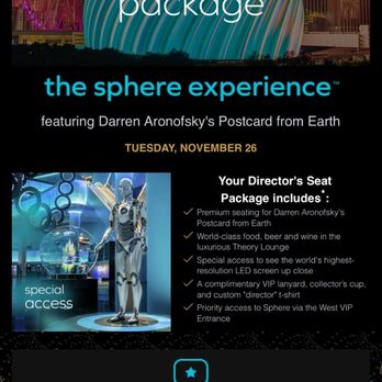 Sphere - Ticket for 11/26 - Stadiums & Arenas Near Me - Las Vegas, Nevada