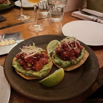 Seco - Blue Fin Tuna Tostadas - Wine Bars Near Me - Los Angeles, California