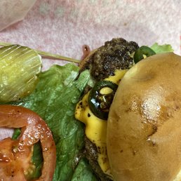 Jalapeno Burger with Cheese