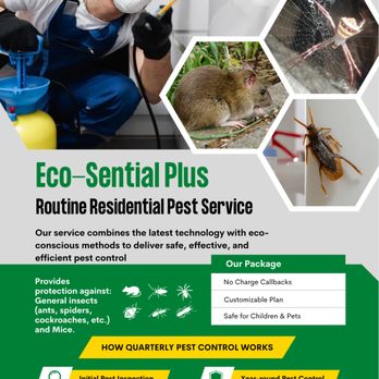 Eco-Sential Pest Solutions - Preventative maintenance conducted quarterly, year-around guarantee! - Pest Control Near Me Eco-Sential Pest Solutions - Preventative maintenance conducted quarterly, year-around guarantee! - Pest Control Near Me