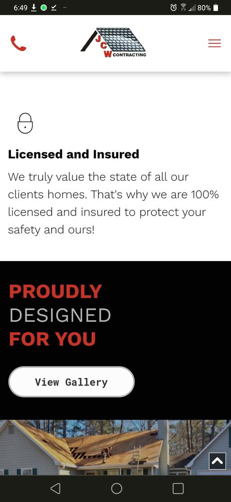 Slide of JCW Contracting