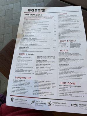 Menu photo 4 Gott's Roadside Greenbrae, CA Menu photo 4 Gott's Roadside Greenbrae, CA