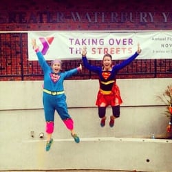 Tribury Regional YMCA - Halloween Cemetery Run is a great tradition! The 2013 theme was superheroes, clearly!!