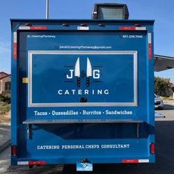 J & G Catering - We run a food truck along side catering! Look for our truck, normally on Harris or Ryan Court at Ryan Ranch, Monterey CA. Updates on Insta!
