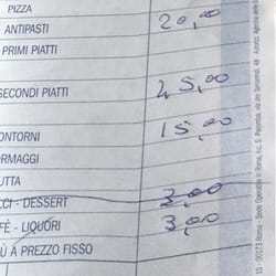 Agriturismo al Vecchio Tornio - Scontrino fiscale, merce rara negli agriturismi italiani. Bene!