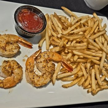 Main St Bistro - Kids grilled shrimp with fries - New American Near Me - League City, Texas Main St Bistro - Kids grilled shrimp with fries - New American Near Me - League City, Texas