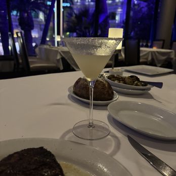 Ruth's Chris Steak House - I had the 8oz filet cooked medium well with a baked potato and Brussels sprouts and a Coconut Ginger Lemon Drop - Steakhouses Near Me - Las Vegas, Nevada Ruth's Chris Steak House - I had the 8oz filet cooked medium well with a baked potato and Brussels sprouts and a Coconut Ginger Lemon Drop - Steakhouses Near Me - Las Vegas, Nevada