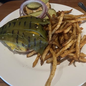 Chelsea's Kitchen - Green Chile Burger, $17 - New American Near Me - Phoenix, Arizona