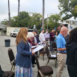 The Santa Monica Synagogue - Shabbat Services outdoors