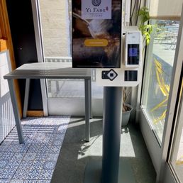 Kiosk for placing orders Kiosk for placing orders