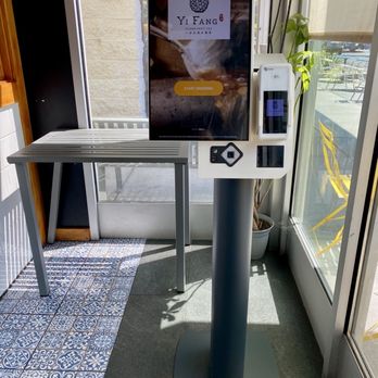 Yifang Taiwan Fruit Tea - Colma - Kiosk for placing orders - Bubble Tea Near Me - Colma, California Yifang Taiwan Fruit Tea - Colma - Kiosk for placing orders - Bubble Tea Near Me - Colma, California