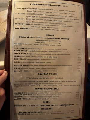 Menu photo 6 Sonoritas Prime Tacos Los Angeles, CA