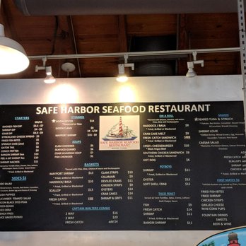 Safe Harbor Seafood - Menu - Seafood Near Me - Jacksonville, Florida