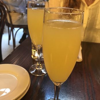 The Smith - Mimosas! A little pricey ($12 each) but it was pretty much champagne with a splash of mimosa, so I guess we got our money's worth! - New American Near Me - New York, New York The Smith - Mimosas! A little pricey ($12 each) but it was pretty much champagne with a splash of mimosa, so I guess we got our money's worth! - New American Near Me - New York, New York