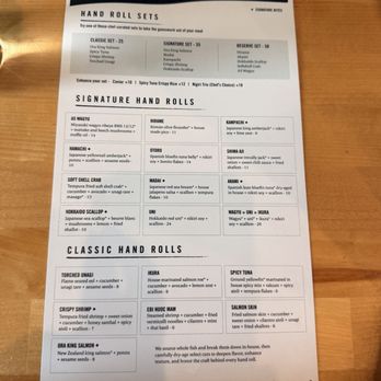 Sugo Hand Roll Bar - Sushi Bars Near Me - Seattle, Washington Sugo Hand Roll Bar - Sushi Bars Near Me - Seattle, Washington