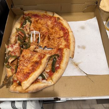 Jack's Pizza - Pizza Slice with Two Toppings - Pizza Near Me - Queens, New York