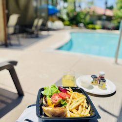 GrapeSeed Spa - Lunch from restaurant ordered pool side