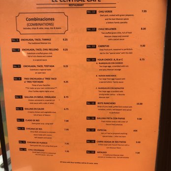 El Central Cafe - Menu - Mexican Near Me - Yuba City, California El Central Cafe - Menu - Mexican Near Me - Yuba City, California