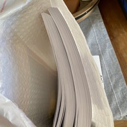 Copy paper in a comb binding