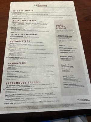Menu photo 7 LongHorn Steakhouse Atlanta, GA Menu photo 7 LongHorn Steakhouse Atlanta, GA