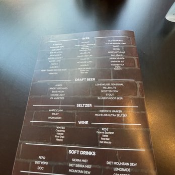 The Burg - a menu on a table - American Near Me - Shullsburg, Wisconsin The Burg - a menu on a table - American Near Me - Shullsburg, Wisconsin
