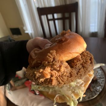 Chicken Bun Bun - 1. Crispy Chicken On Bun - Chicken Wings Near Me - Alhambra, California