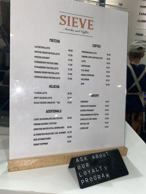 Sieve Cafe: Matcha & Coffee by null