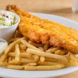 J & J Fish and Chicken - Fish, coleslaw, fries