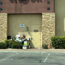 Liquor Lineup - North Las Vegas - Trash piled sky high