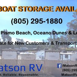Matson RV Repair - RV and Boat Storage available.