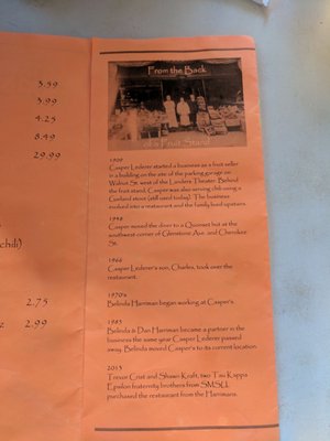 Menu photo 7 Casper's Springfield, MO