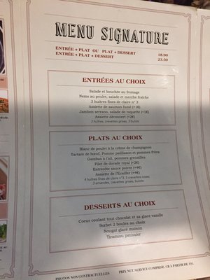 Menu photo 4 Homarus Rosny Sous Bois, 93