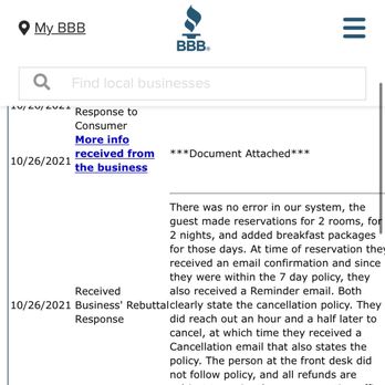 Double JJ Resort - This is his reply to BBB. "The person at front desk didn't follow policy" . Why am I paying for the error from front desk supervisor. - Resorts Near Me - Rothbury, Michigan Double JJ Resort - This is his reply to BBB. "The person at front desk didn't follow policy" . Why am I paying for the error from front desk supervisor. - Resorts Near Me - Rothbury, Michigan