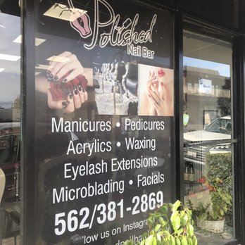 Polished Nail Bar - Outside sign - Nail Salons Near Me - Downey, California Polished Nail Bar - Outside sign - Nail Salons Near Me - Downey, California