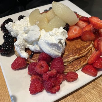 Portage Bay Cafe - 65th - classic pancakes after trip to the berry bar - Breakfast & Brunch Near Me - Seattle, Washington Portage Bay Cafe - 65th - classic pancakes after trip to the berry bar - Breakfast & Brunch Near Me - Seattle, Washington