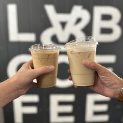 The Lab Tampa - Iced latte and iced chai latte