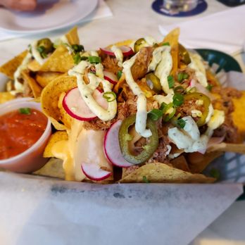 Lanai - Kahlua Pork Nachos - Bars Near Me - St. Thomas, Virgin Islands