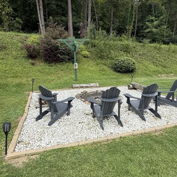 Blue Sky Inn - The fire pit - Hotels Near Me - Blue Ridge, Georgia
